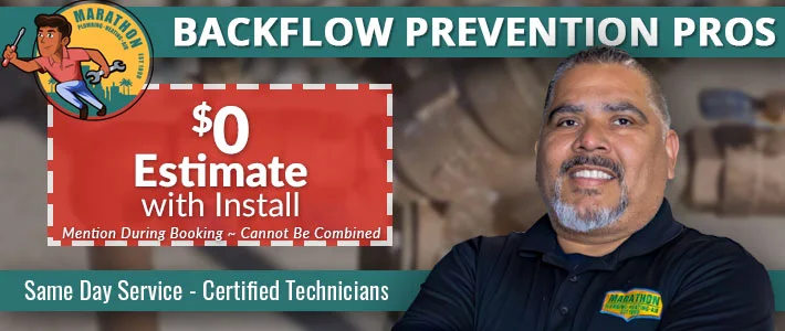 alhambra BAckflow Prevention Marathon Plumbing, Heating & Air